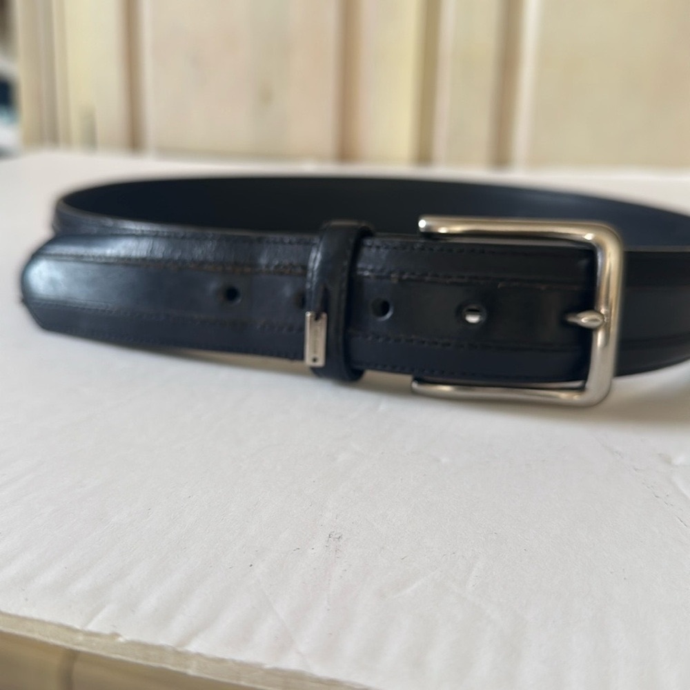 Men's Tommy Hilfiger Black Leather Belt